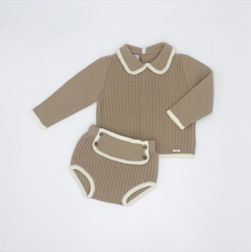 Camel and Cream Socks